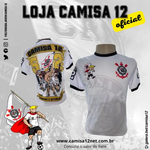 camisa retro bordada : Masculino - Camisetas : Loja Online Oficial