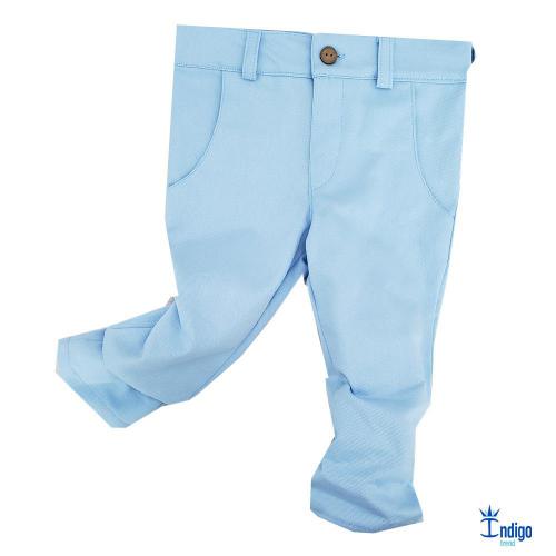 calça masculina sarja azul bebe