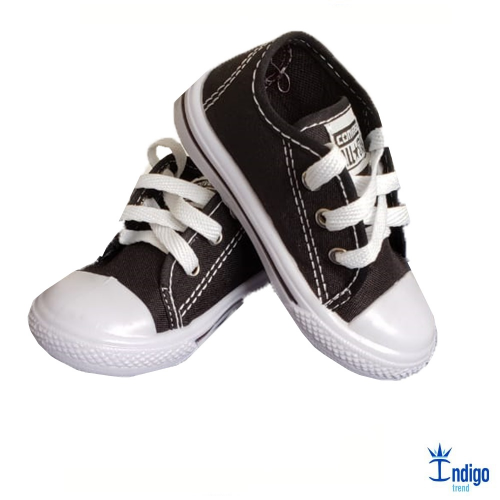 all star infantil todo preto