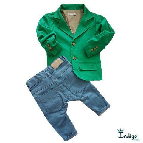 blazer jeans infantil