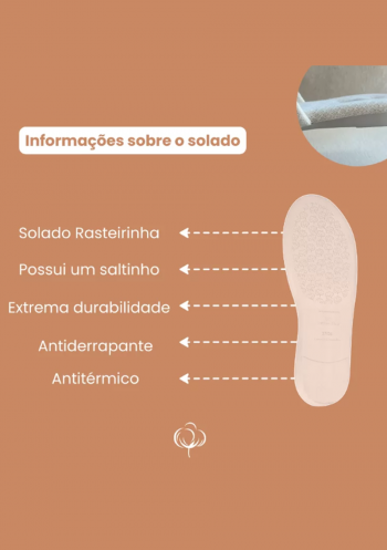 Chinelo Aberto Pantufa Trançada Bege 