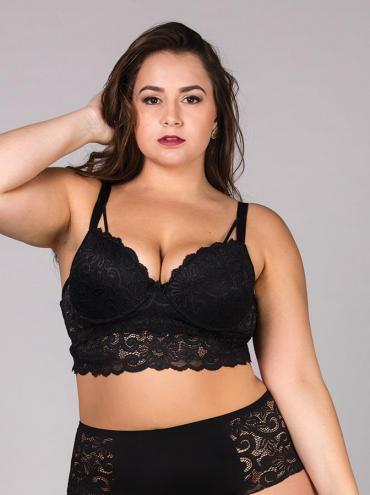 Sutiã cropped plus size Clearance