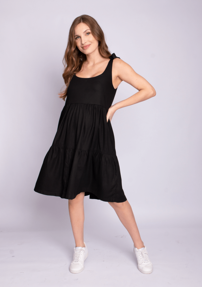 Vestido viscose para store gestante