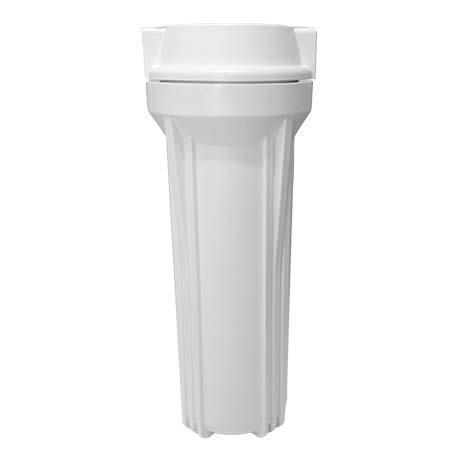 Carcaça Branca De 10" De Altura - Conexão De 1/4" 