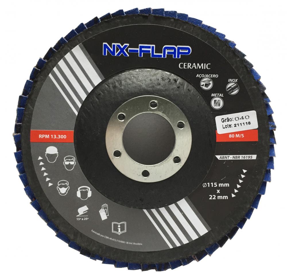 Disco Flap NX Flap Ceramic 060 180 X 22