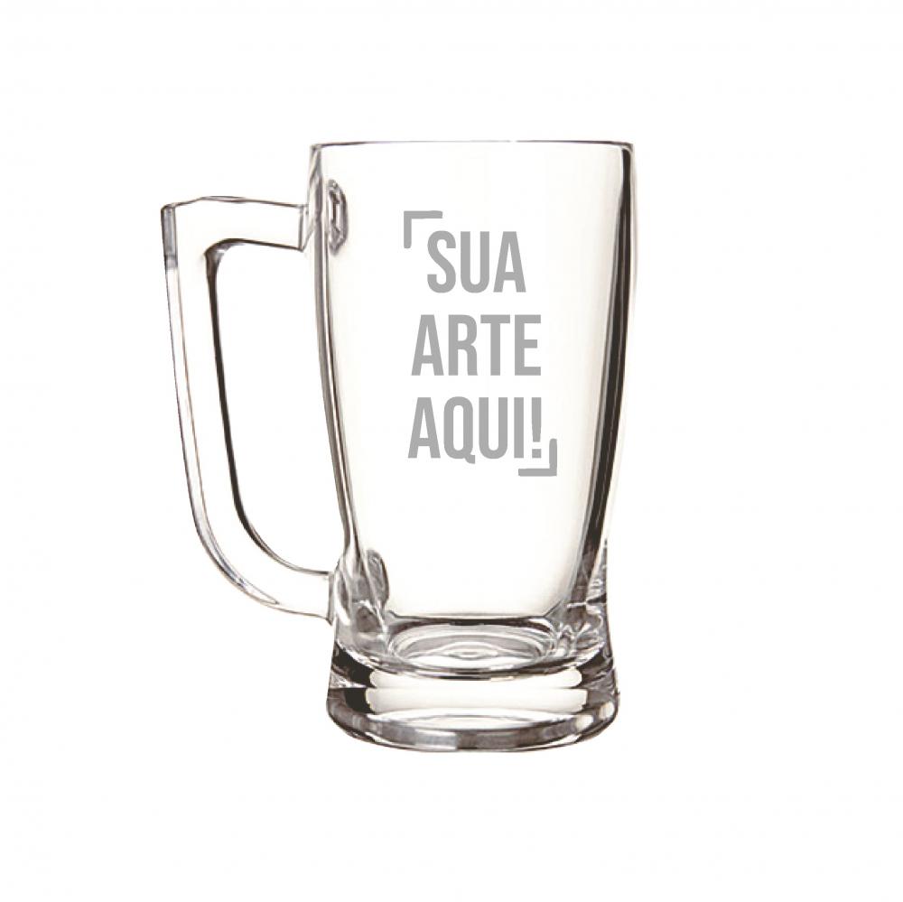 Caneca De Chopp Personalizada Vidro - Arte Personalizada