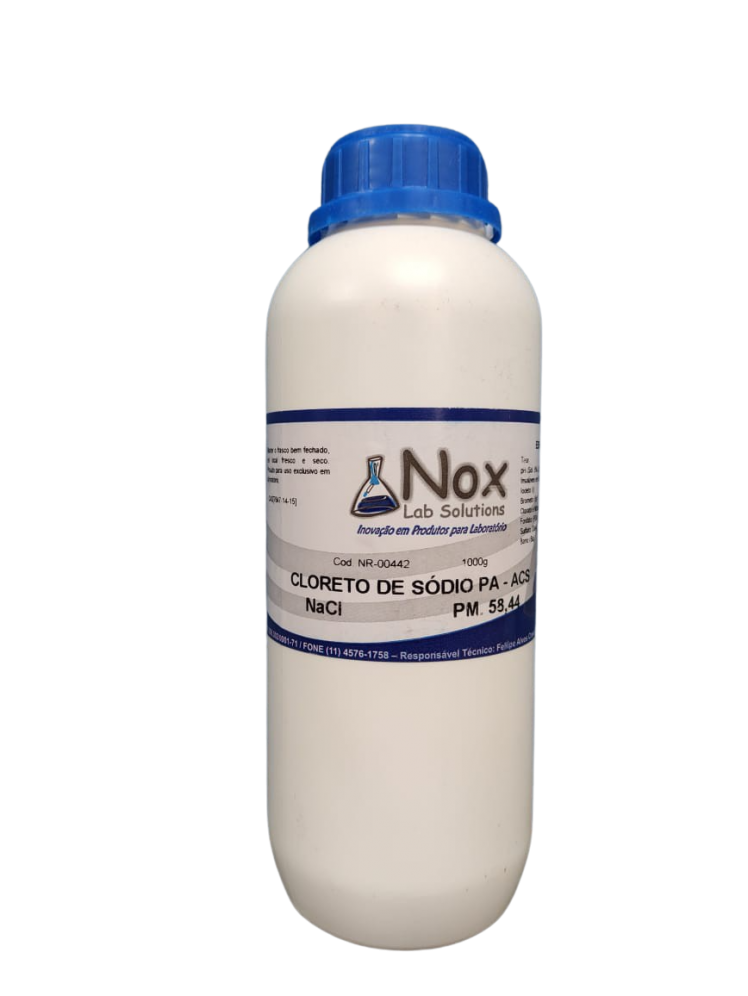 CLORETO DE SODIO PA ACS 1000G : Reagentes Químicos : Nox Solutions