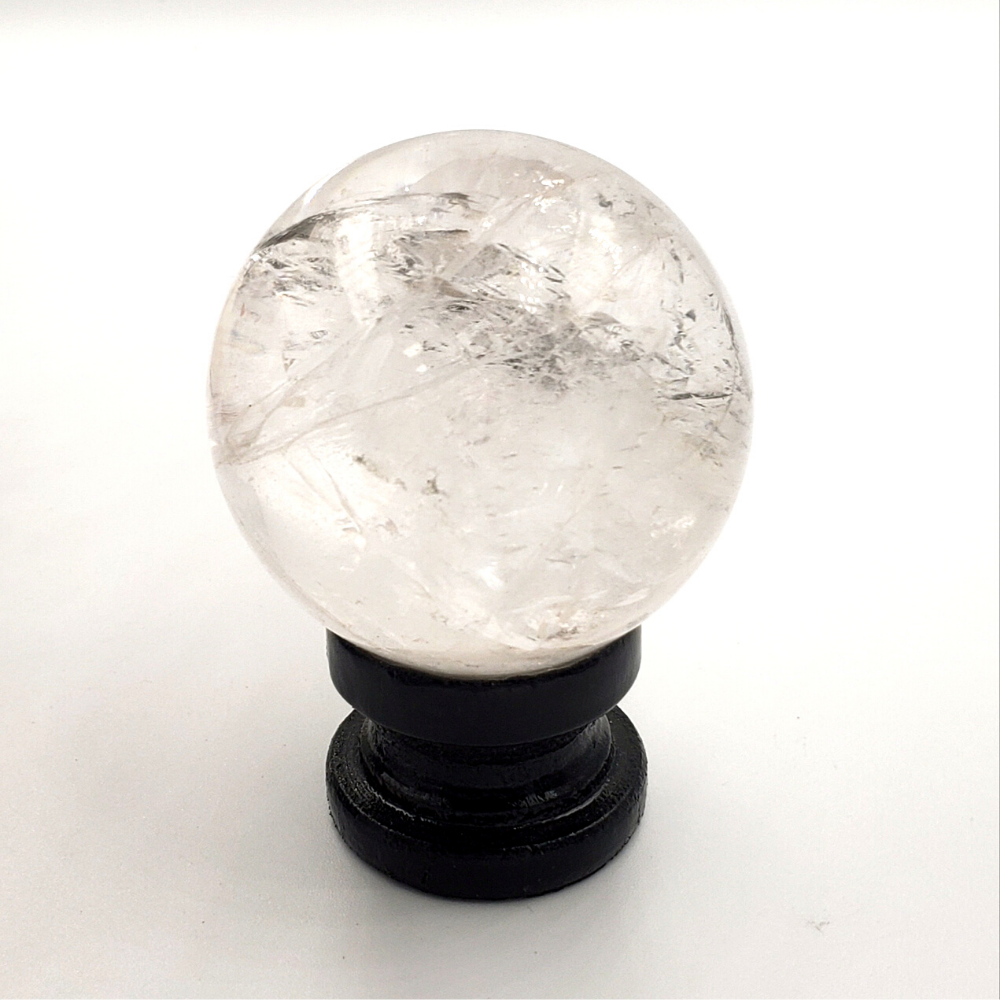 01 Bola Esfera de Cristal Pedra Natural 45 a 50 mm Tipo B - Loja