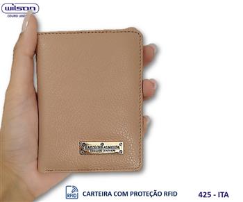 carteira feminina com proteção RFID
