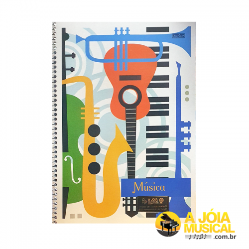 Capas para Caderno de Música e Instrumentos Musicais