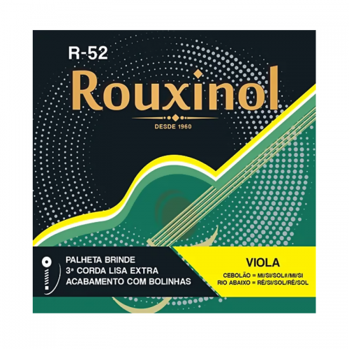 Encordoamento Rouxinol R-52 Viola Caipira