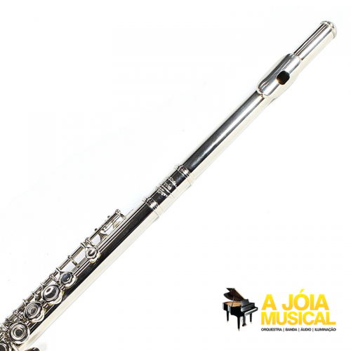 Flauta Transversal Jahnke 17 Chaves JFL201 Niquelada