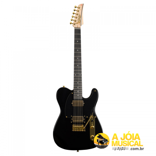 Guitarra Seizi Katana Kabuto Telecaster Preta