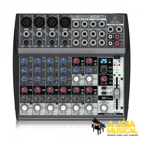 Mesa de Som Analógica Behringer XENYX 1202FX