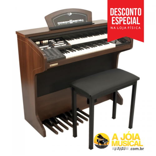 Órgão Eletrônico Tokai MD-5 Marrom Com Banqueta