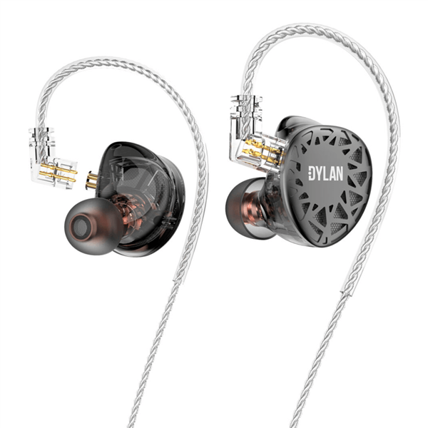 r*o様 Wunderlang 3-4Y Fone de Ouvido Dylan In Ear DE-635 Cinza Cabo Removível 3 Drivers