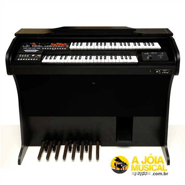 Órgão Eletrônico Harmonia HS-75 Louro Preto