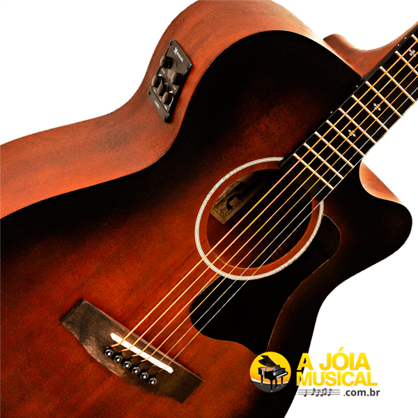 Violão Michael Enigma Mini Jumbo VME620 TB Elétrico