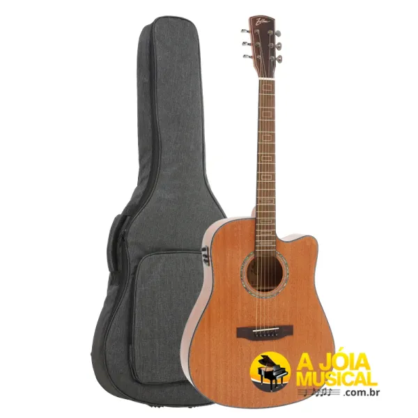 Violão Aço Zellmer Heritage Mahogany Cutaway Fosco
