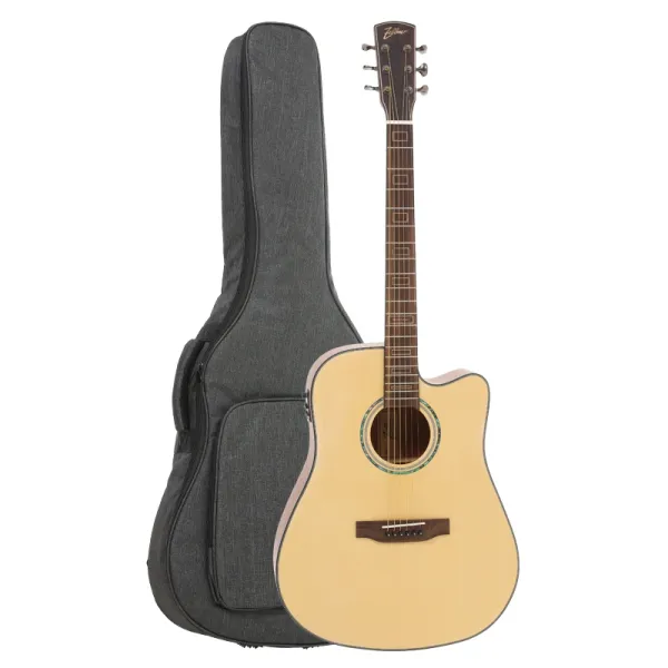 ホ　familiar Violão Aço Zellmer Heritage Spruce Cutaway Fosco