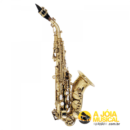 Saxofone Soprano Curvo Shelter SFT64331L Laqueado