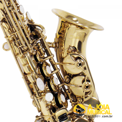 Saxofone Soprano Curvo Shelter SFT64331L Laqueado