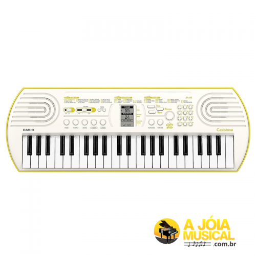 Teclado Infantil Casio Casiotone Sa 80 Branco Sem Fonte - Engenho