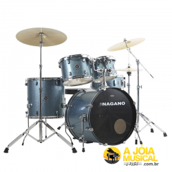 Bateria Nagano Garage Rock 22 Azul Ocean