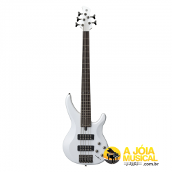 Contrabaixo Yamaha TRBX305 5 Cordas Branco