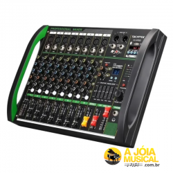 Mesa de Som Skypix 08 Canais SK-MP880 Plus