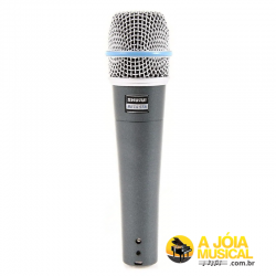 Microfone Com Fio Shure Beta 57A Supercardióide