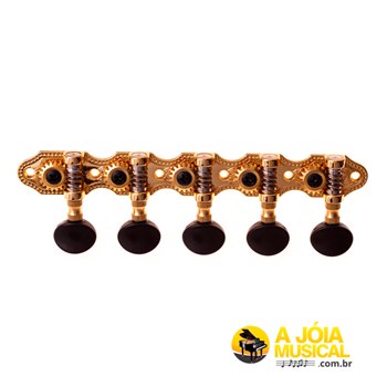Tarraxa Rozini Para Viola RAX339GPG-SB Pino Grosso