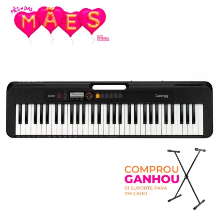 Teclado Casio Casiotone CT-S200 - Ganhe o Suporte!