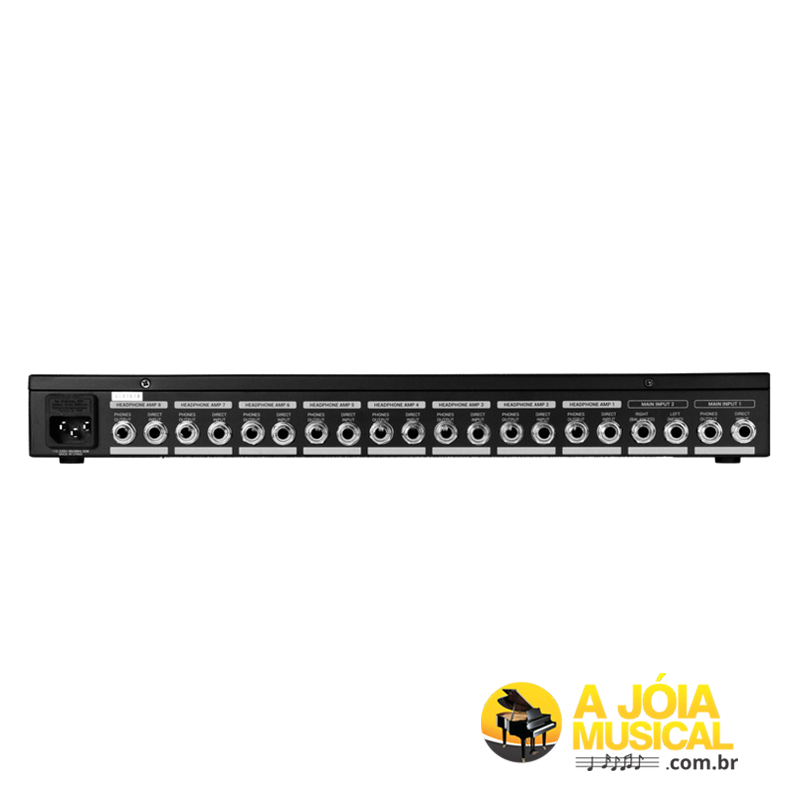 Amplificador de Fone Lexsen LHA8000 08 Canais