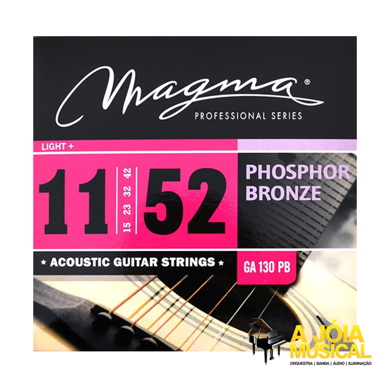 Encordoamento Magma GA130PB Violão Aço 11-52
