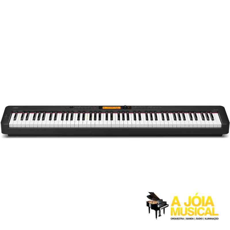 Piano Digital Casio CDP-S360 com Fonte Bivolt - Preto