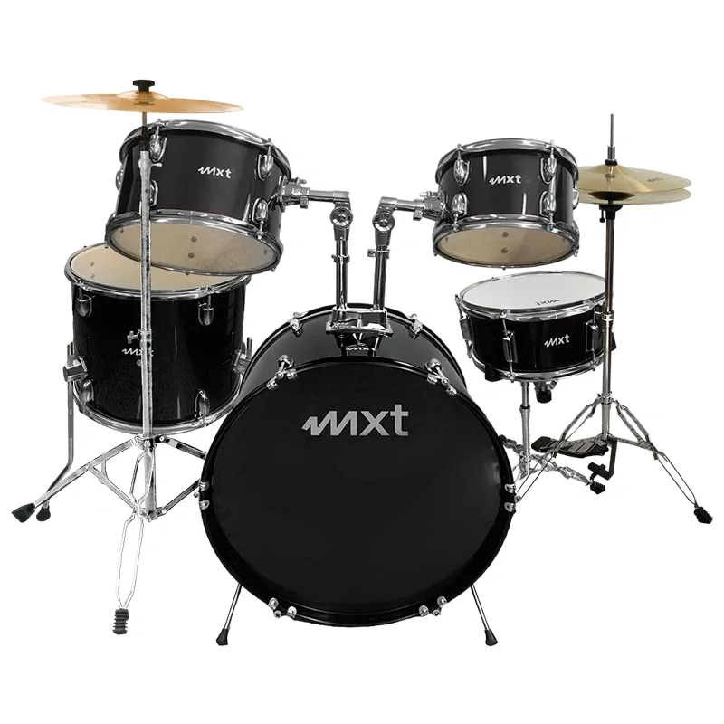 Bateria MXT B120PC Bumbo 20 Preta/Cromada