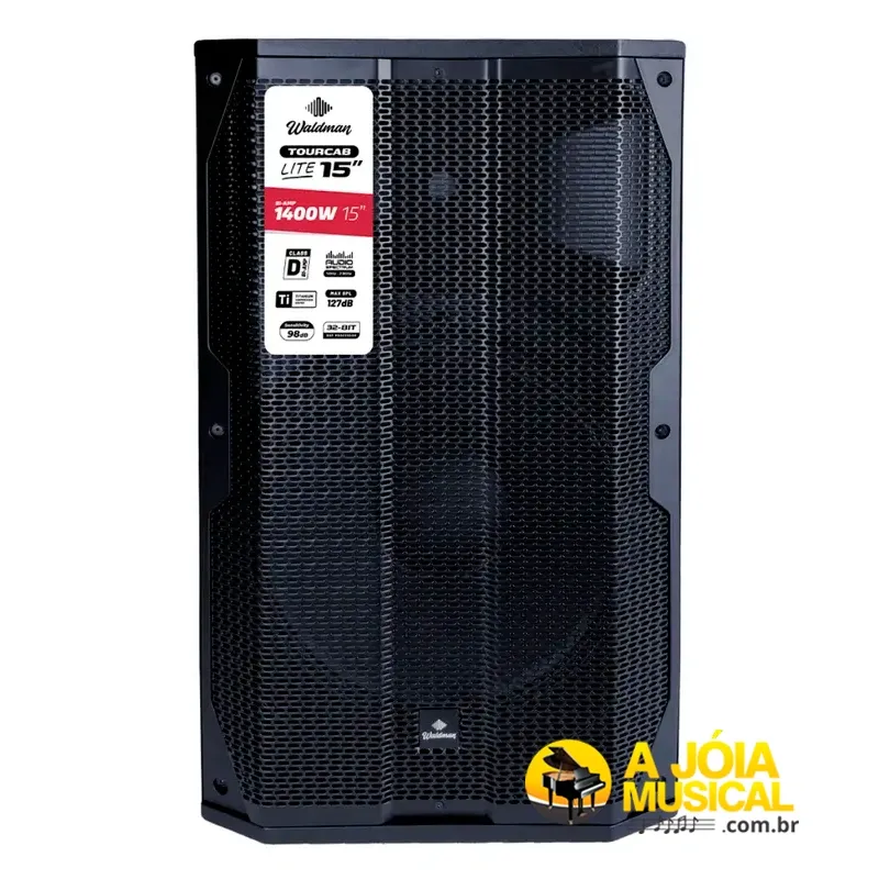 Caixa de Som Ativa Waldman TCL 1400 - TOURCAB LITE 15
