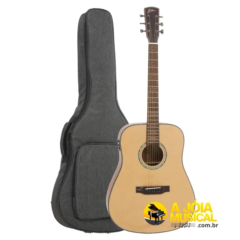 Violão Aço Zellmer Heritage Spruce Folk Fosco