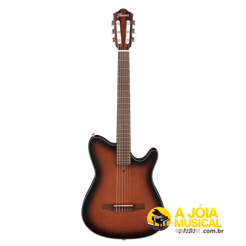 Violão Flat Nylon Ibanez FFRH10N-BSF Brown Sunburst