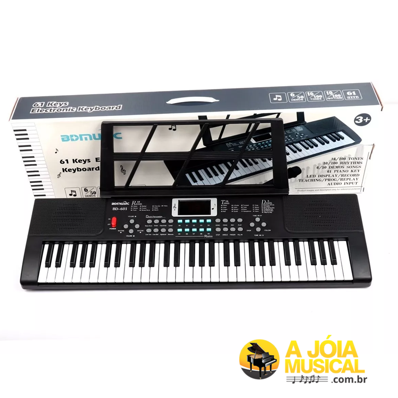 Teclado Infantil BD Music BD-601 (Sem Fonte)