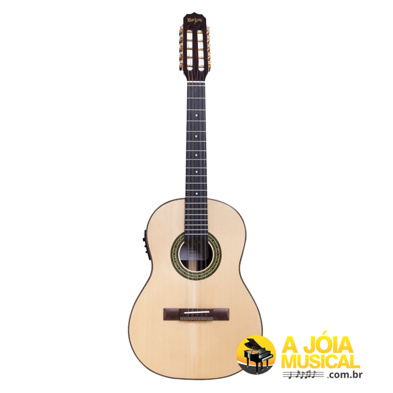 Viola Caipira Rozini RV-113 Concertista ATNJ Clássica Elétrica Com