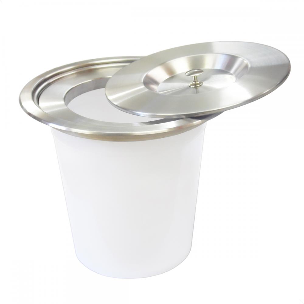 Lixeira Inox de Embutir para Granito 5 Litros 8590 - Jomer