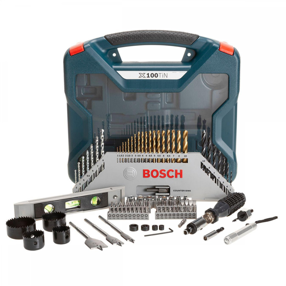 Jogo de Brocas X-Line com 100 peças Bosch