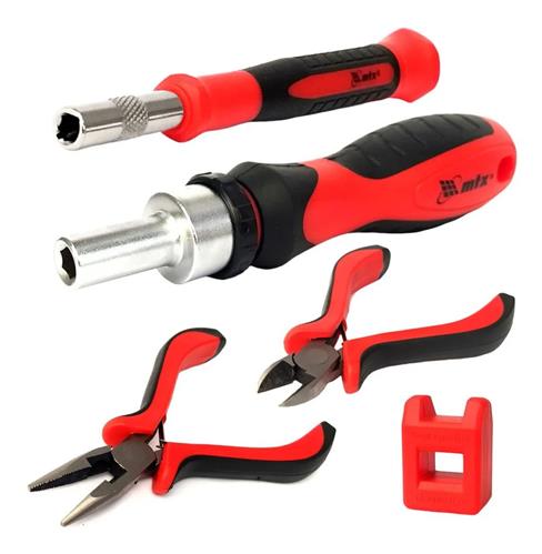 Jogo De Bits E Soquetes Cromo Vanadium 78 Peças 117859 - Mtx