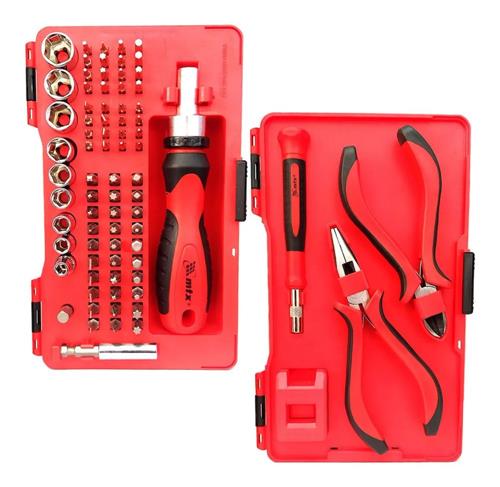 Jogo De Bits E Soquetes Cromo Vanadium 78 Peças 117859 - Mtx