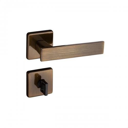 Fechadura para Banheiro Quadra com Roseta ZM 701-80B - Pado