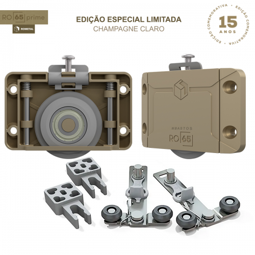 Sistema Deslizante RO 65 4025 (60 Kg) para 01 Porta - Rometal