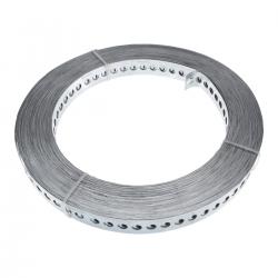 Fita Perfurada De Aço 17mm X 10 Metros Zincado