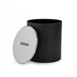Lixeira PP com Tampa Inox 3400/252 5,4L Preta - Brinox